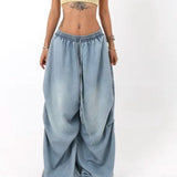 Jeans med vide ben, streetwear-stil