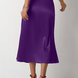 havfruehale satin nederdel