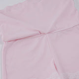 Fransk romantisk blonde trussesæt med lange ærmer og sløjfe