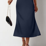 havfruehale satin nederdel