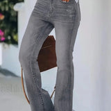 Højtaljede jeans med svaj