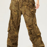 Cargobukser med vide ben i amerikansk vintagestil