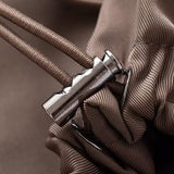 Kort cargofrakke med opretstående krave