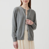 Let bomuldsstrikket friluftsvest med rund hals