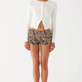 Minimalistisk cardigan med knapper