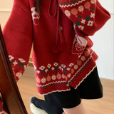 Oversized vest med pomponer