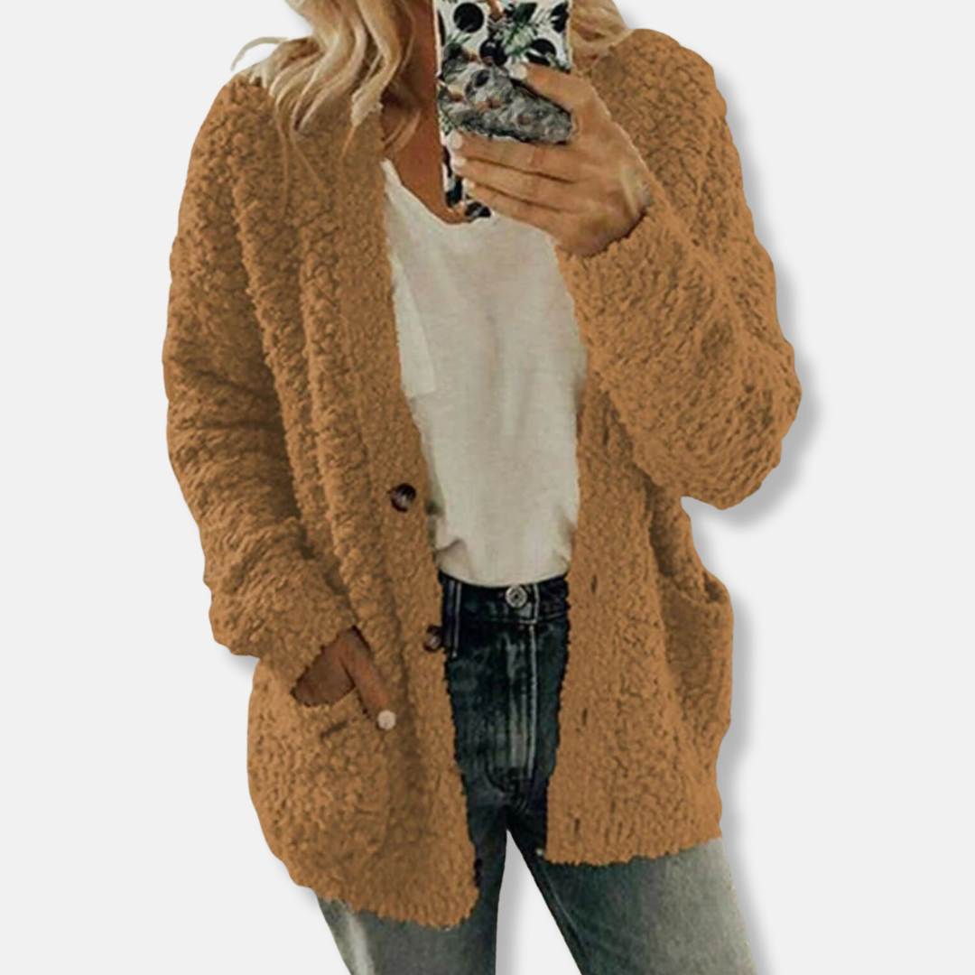 Amélie varm uldcardigan | Varm cardigan til kvinder