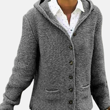 Lilou Varm Cardigan Med Knapper | Damecardigan