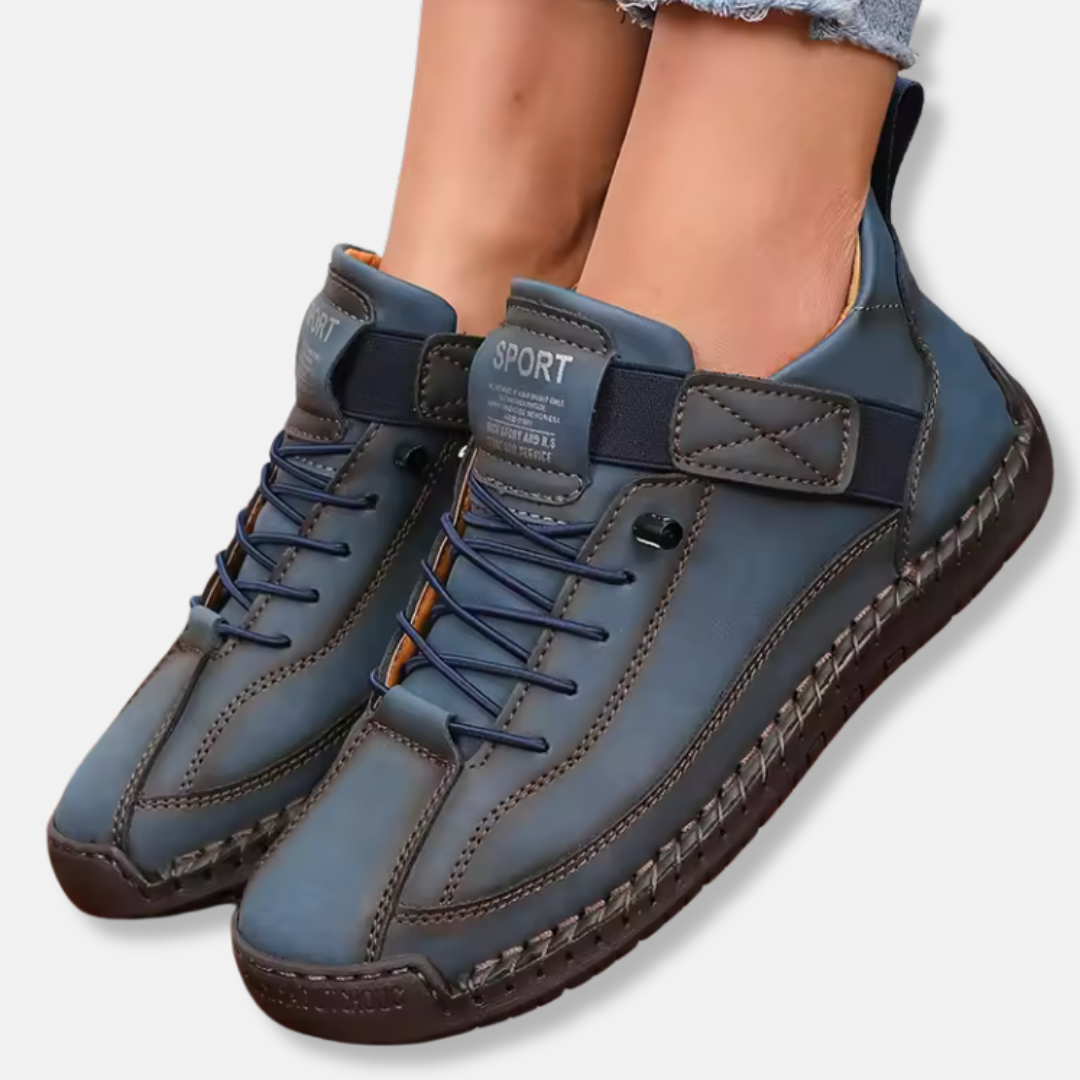 Damesko med snørebånd – High-top – Skridsikker sål – Struktureret komfort