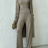 Hyggeligt luksuriøst, elegant, komfortabelt og sofistikeret sæt til kvinder