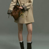 Blandet tern frakke med butterfly