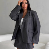 Elegant blazer- og shortssæt