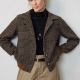 overdimensioneret vintage ternet jakke