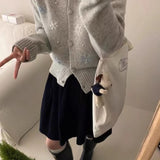 Snemønstret strikket vest