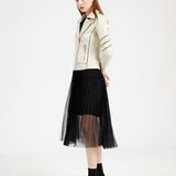 Letvægts PU motorcykeljakke