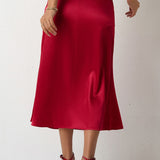 havfruehale satin nederdel