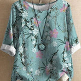 Ophelia - Designerbluse, højkvalitetskonstruktion og indviklede mønstre