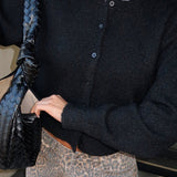 Kort vest med lange ærmer