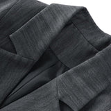 Klassisk blazer med spidse reverser