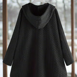 Hyggelig, stilfuld og praktisk quiltet hættejakke til kvinder