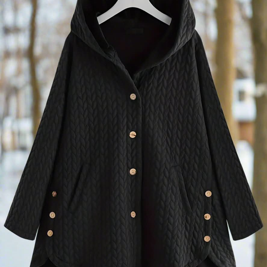 Hyggelig, stilfuld og praktisk quiltet hættejakke til kvinder