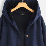 Hyggelig, stilfuld og praktisk quiltet hættejakke til kvinder