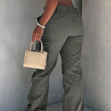 Sommer cargobukser med smal pasform og lige ben