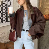 pilotjakke med flagermusærmer