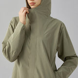 Vindtæt fleeceforet hættejakke