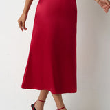 havfruehale satin nederdel