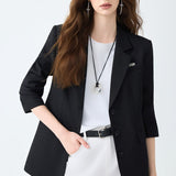 Elegant langærmet blazer