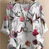 Ophelia - Designerbluse, højkvalitetskonstruktion og indviklede mønstre