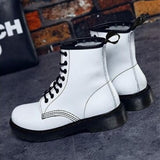 Dameankelstøvler - Combat Style - Snørebånd - Skridsikker sål - Varig komfort