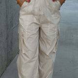 Cargobukser i urban stil med snørelukning