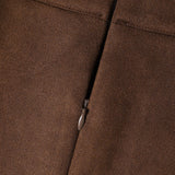 Ensfarvet mini bodycon-nederdel i ruskind