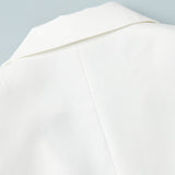 Kort blazer med bundet talje