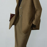 V-hals, enkeltradet blazer