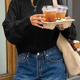 Kort strikket cardigan med knapper