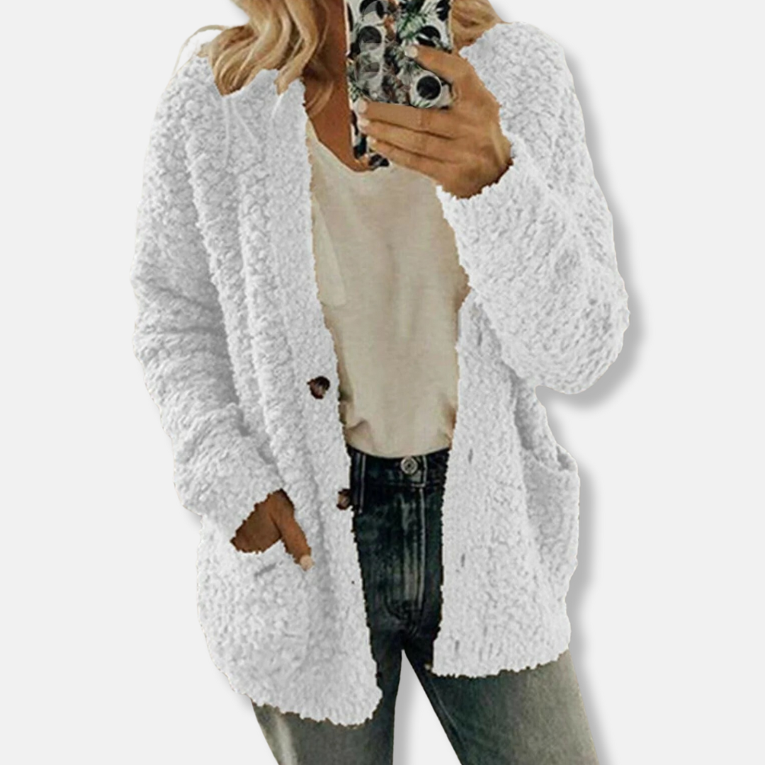 Amélie varm uldcardigan | Varm cardigan til kvinder