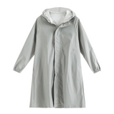 Dametrenchcoat – Let regnfrakke – Lige snit – Justerbar talje – Knælang