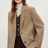 Retro ternet cropped blazer