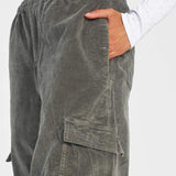 Løstsiddende vintage cargobukser med lige ben