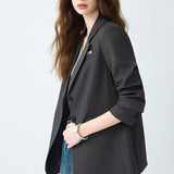 Elegant langærmet blazer