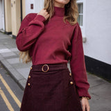 Corduroy A-formet bodycon-nederdel