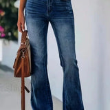 Højtaljede jeans med svaj