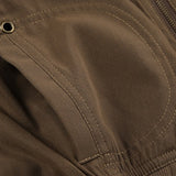 Utilityjakke med bælte og lynlåslommer