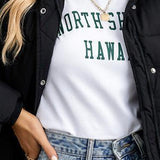 Dunjakke med kort høj krave