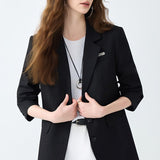 Elegant langærmet blazer