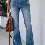 Højtaljede jeans med svaj