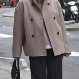 Trendy, oversized og varm jakke til kvinder